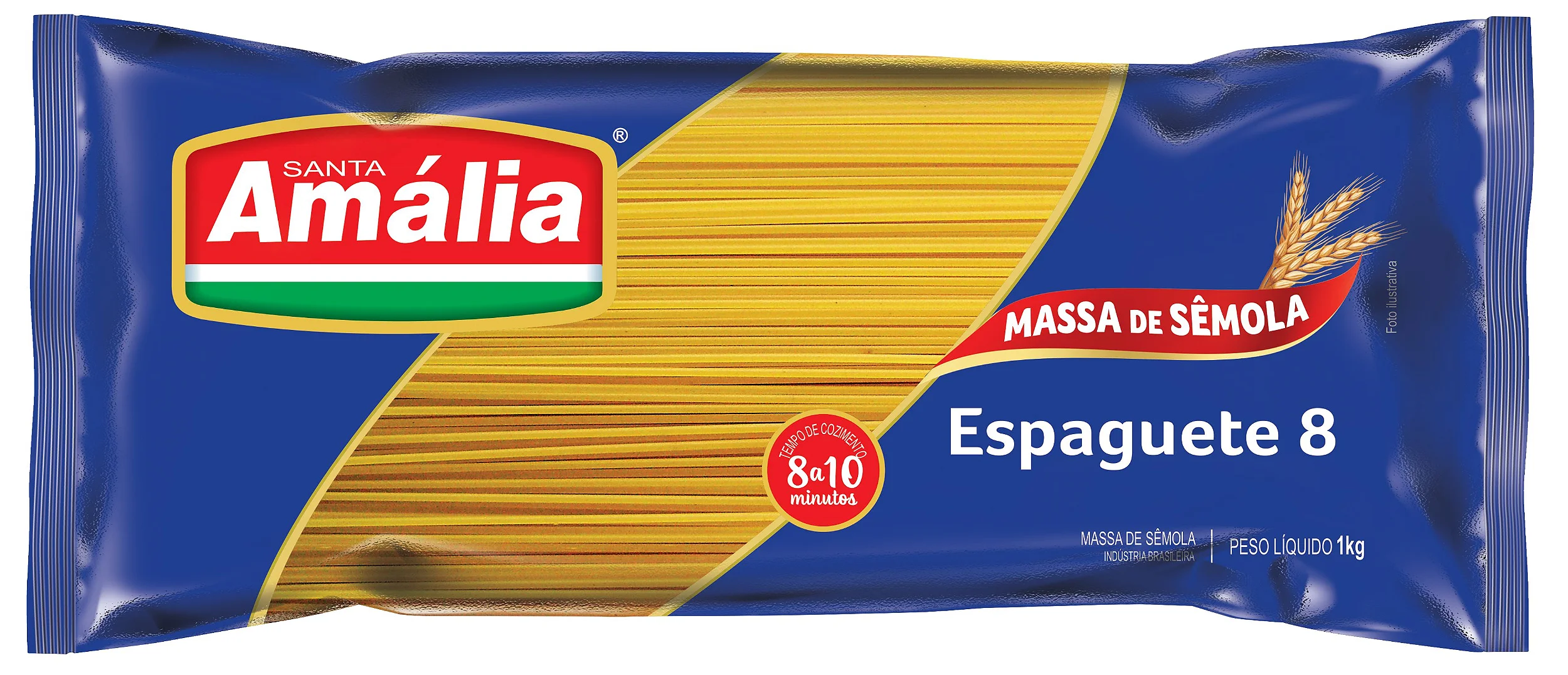 MACARRÃO AMALIA ESPAGUETE 8 1KG